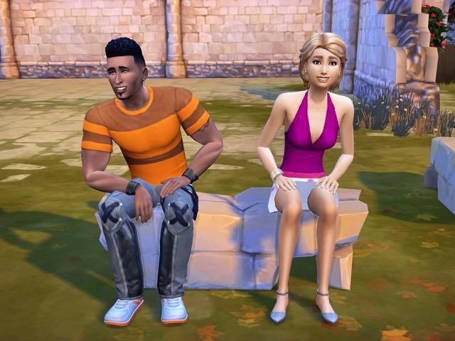 Marcus Flex Sims 4 and Hannah McCoy have nothing in common after woohoo in a bush