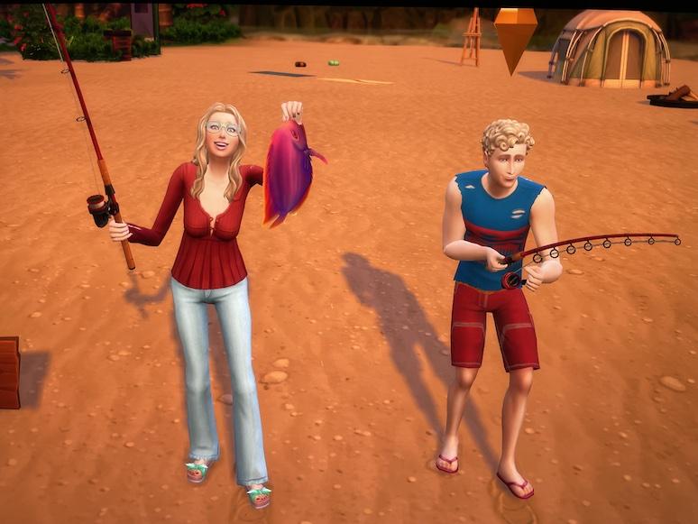 Outdoorsy sims love The Sims 4 Teen Boot Camp Challenge!