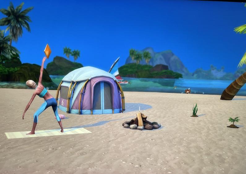 Teenage sims can find ways to relax and pass the time during The Sims 4 Teen Boot Camp Challenge.