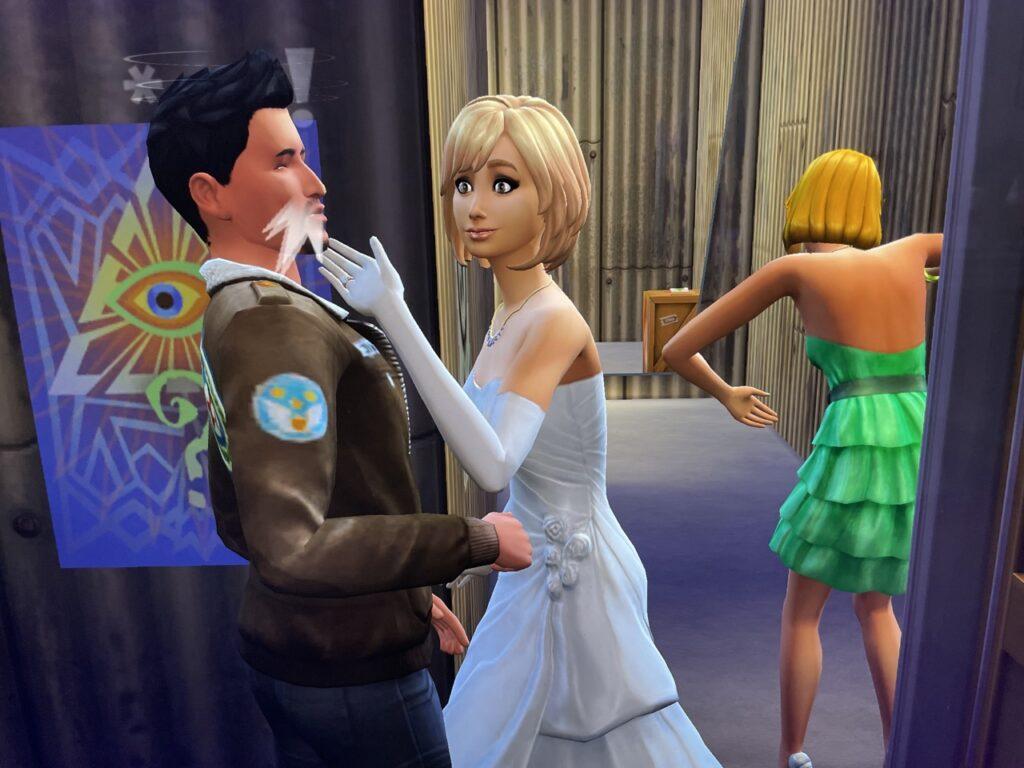 Hannah McCoy catches Don Lothario cheating on her with Dina Caliente Sims 4