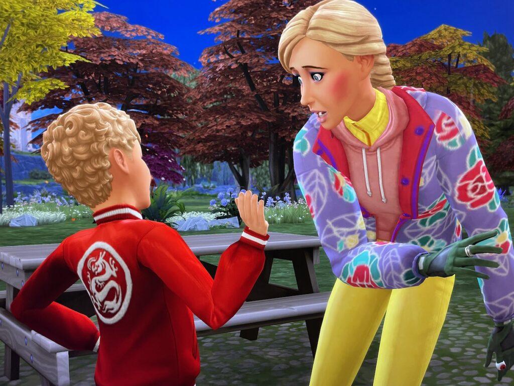 Summer Holiday kidnaps Caiden Scott, son of Travis Scott, in The Sims 4