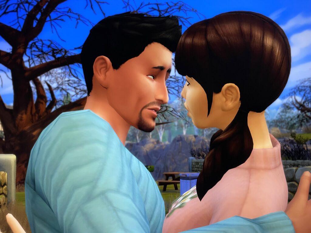 Don Lothario and Liberty Lee in The Sims 4
