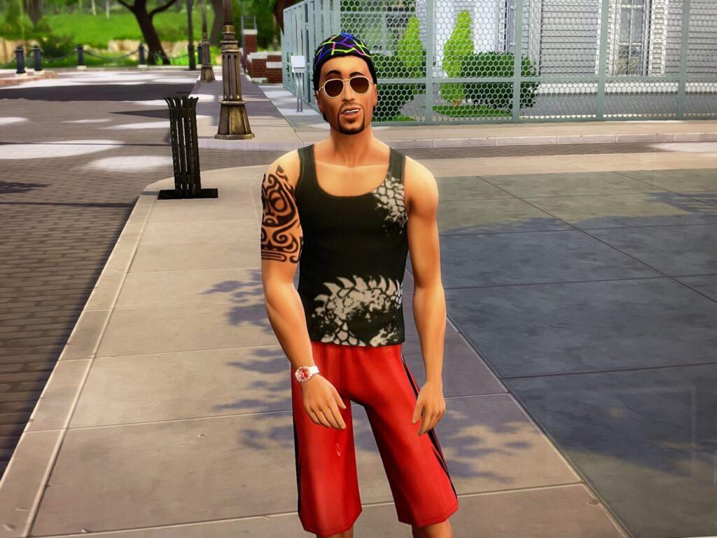 Don Lothario Sims 4 thinks he's super cool
