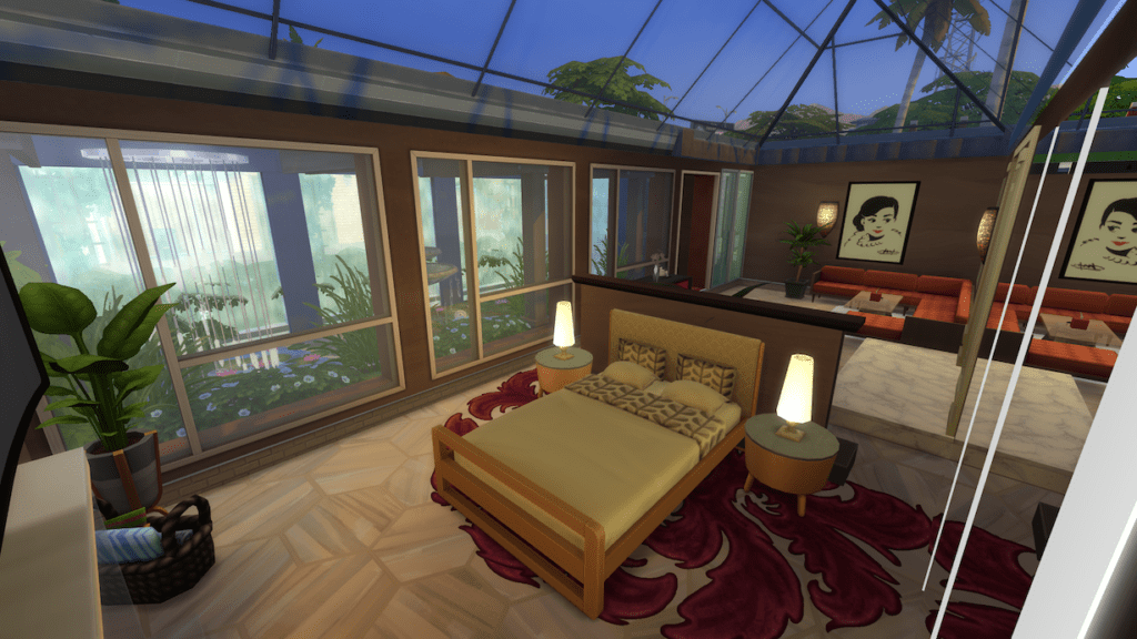 Gorgeous sims 4 bedroom build