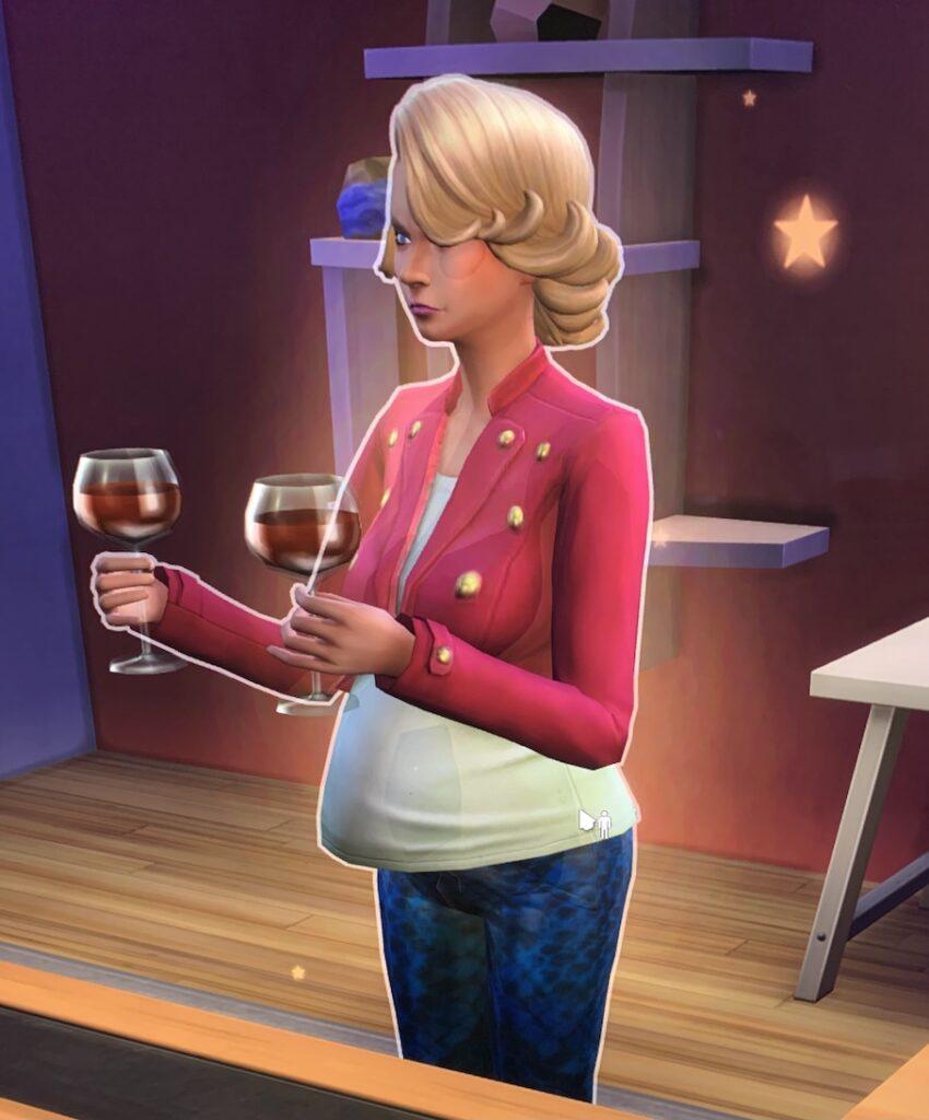 Mandy Huntington, a struggling actress and nectar addict in The Sims 4.