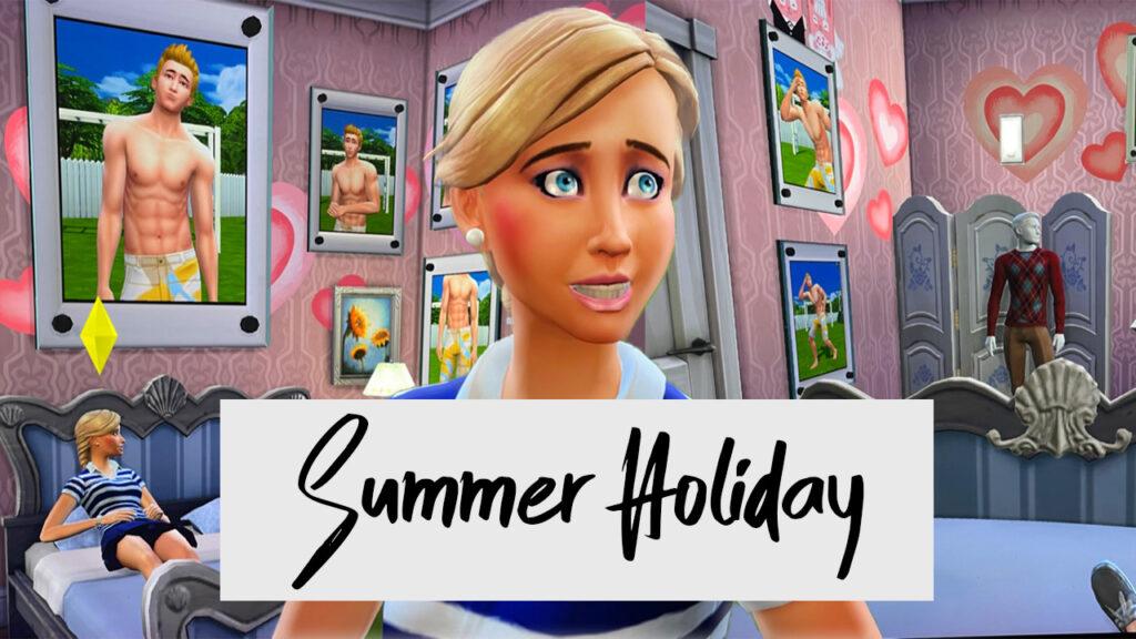 Summer Holiday is originally from The Sims 4 Base Game and can be found residing in Willow Creek with her two roommates, Liberty Lee and Travis Scott.