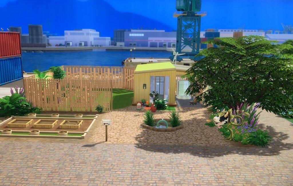 Homeless to House Flipper Sims 4 Challenge with a tiny home.