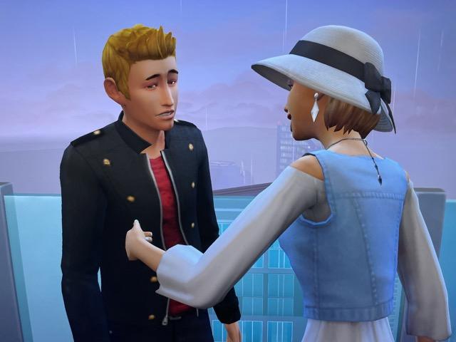 Hannah rejects Travis Scott in Sims 4