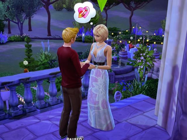 Travis confesses his love for Hannah McCoy Sims 4 Taratosa