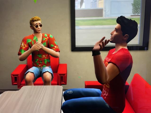 Travis Scott apologizes to Don Lothario in Sims 4 Sim Life Chronicles story