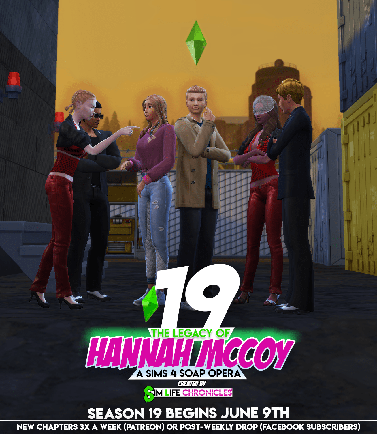 Sims 4 stories, "The Legacy of Hannah McCoy" Season 19 begins June 9th by Sim Life Chronicles.