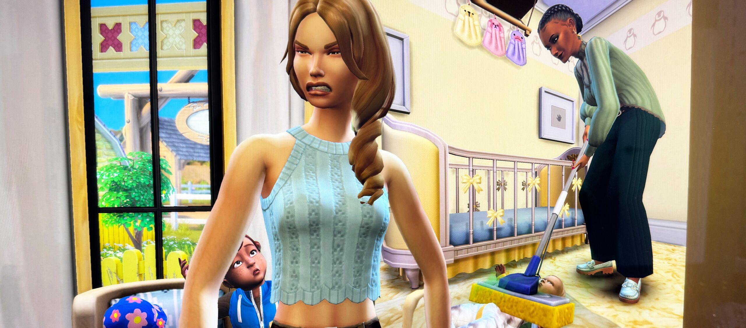 Sims 4 Daycare gameplay leads to a chaotic scam for Cindy Sour